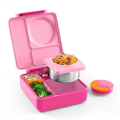 Lancheira Térmica Infantil Omiebox Pixie Pink - Organização Inteligente para o Lanche Escolar