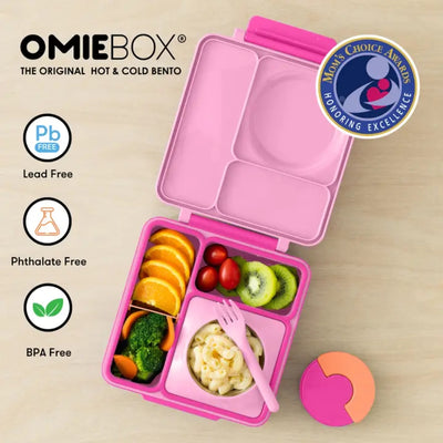 Lancheira Térmica Infantil Omiebox Pixie Pink - Materiais Seguros e Alta Durabilidade